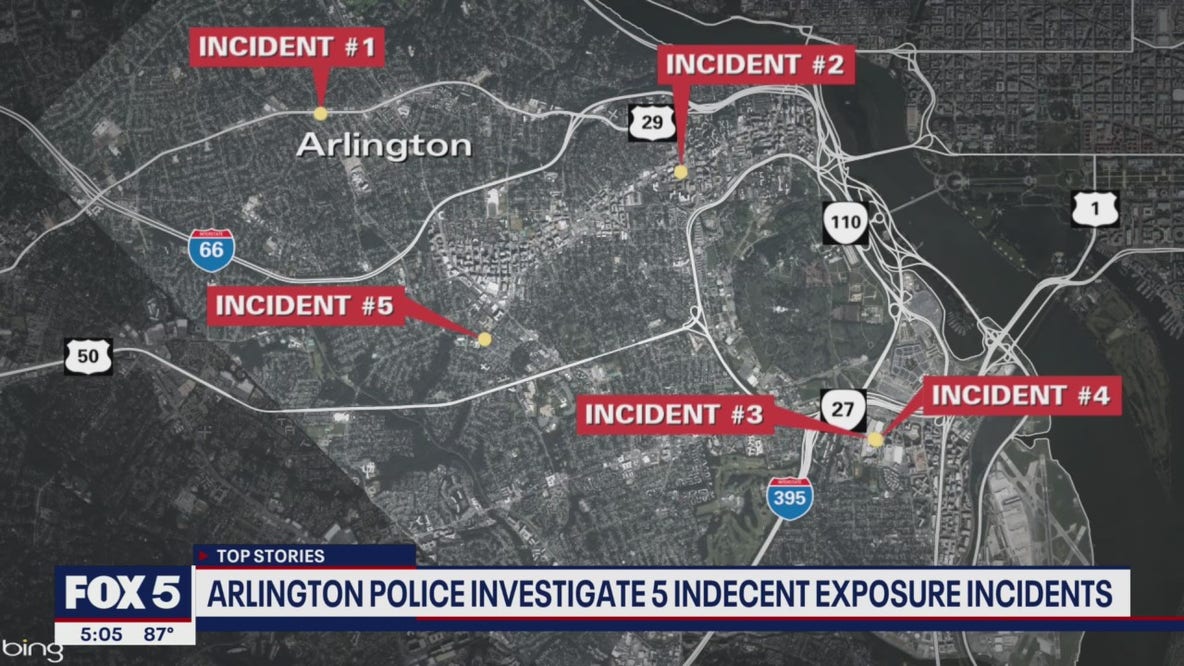 Arlington police investigate multiple indecent exposure incidents